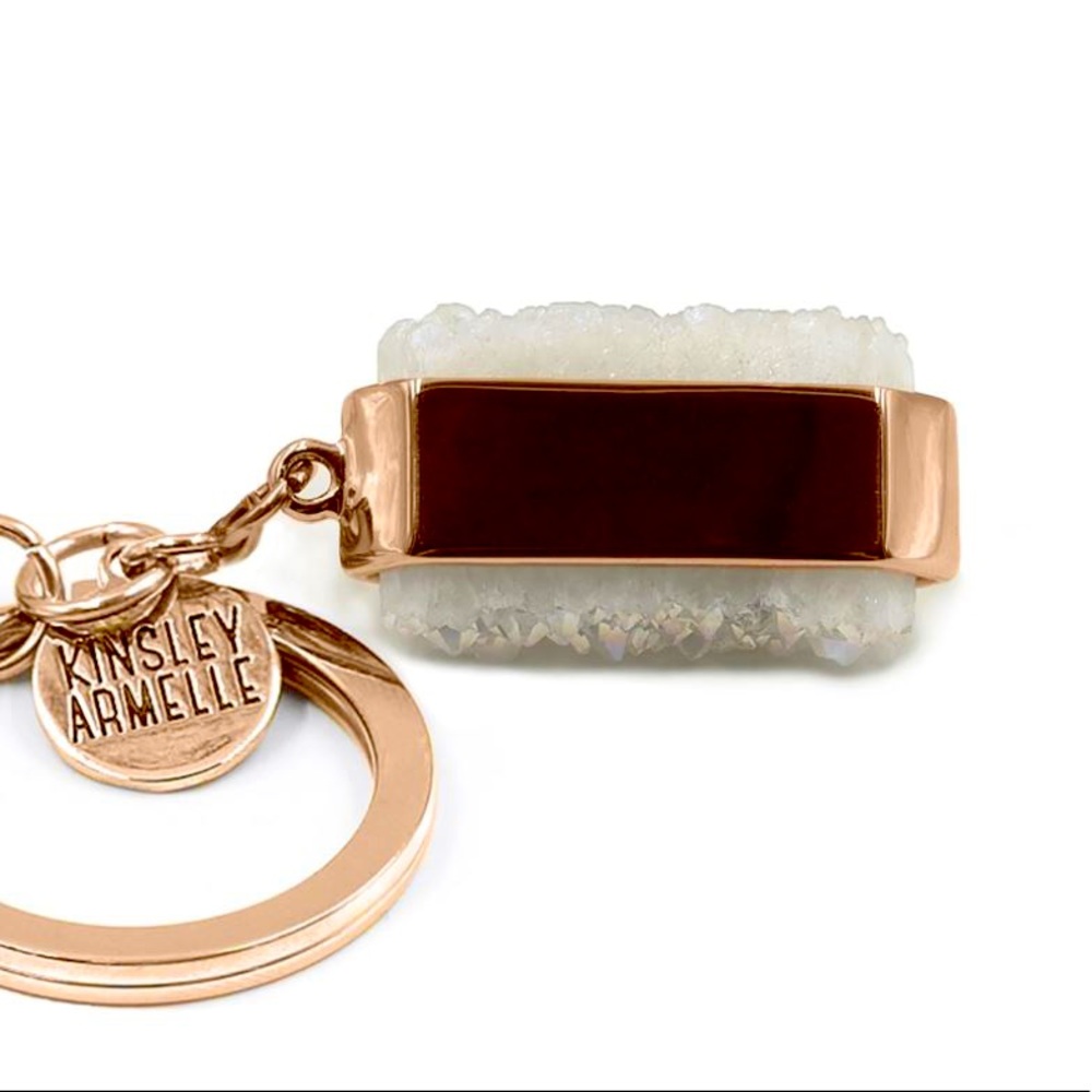 Kinsley Armelle Rose Gold Keychain